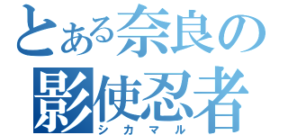 とある奈良の影使忍者（シカマル）