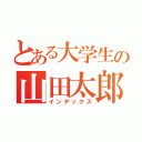 とある大学生の山田太郎（インデックス）