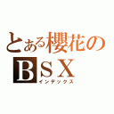 とある櫻花のＢＳＸ（インデックス）