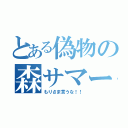 とある偽物の森サマー（もりさま言うな！！）