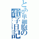 とある単細胞の電子日記（アメーバブログ）