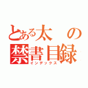 とある太の禁書目録（インデックス）