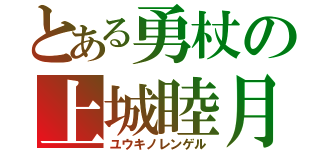 とある勇杖の上城睦月（ユウキノレンゲル）