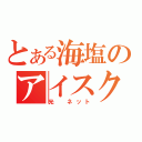 とある海塩のアイスクリーム（光　ネット）