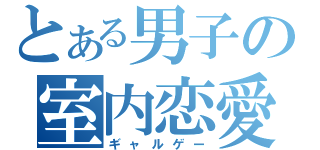 とある男子の室内恋愛（ギャルゲー）