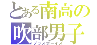 とある南高の吹部男子（ブラスボーイズ）