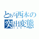 とある西本の突出変態（イエロー）