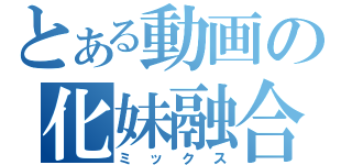 とある動画の化妹融合（ミックス）