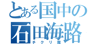 とある国中の石田海路（チクリ魔）