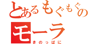 とあるもぐもぐランドのモーラ（きのっぱに）