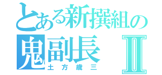 とある新撰組の鬼副長Ⅱ（土方歳三）