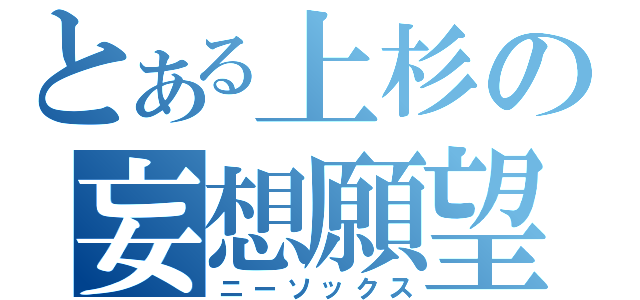 とある上杉の妄想願望（ニーソックス）