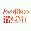 とある相模の特別急行（ロマンスカー）