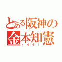 とある阪神の金本知憲（（４４））