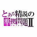 とある精説の準拠問題Ⅱ（プロブレム）