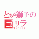 とある獅子のゴリラ（Ｇｏｒｉｒａ）