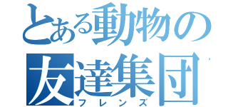 とある動物の友達集団（フレンズ）