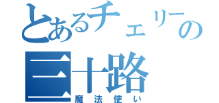 とあるチェリーボーイの三十路（魔法使い）