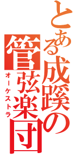 とある成蹊の管弦楽団（オーケストラ）