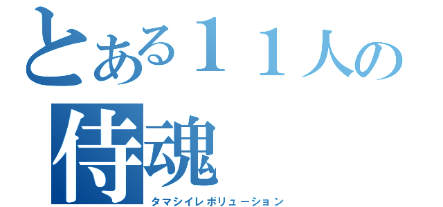 とある１１人の侍魂（タマシイレボリューション）