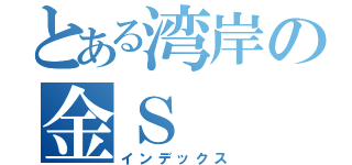 とある湾岸の金Ｓ（インデックス）