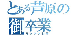 とある芦原の御卒業（モッツァレラ）