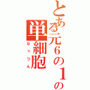 とある元６の１の単細胞（なっつん）