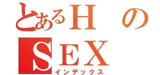 とあるＨのＳＥＸ（インデックス）