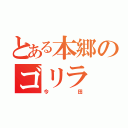 とある本郷のゴリラ（今田）