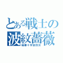 とある戦士の波紋薔薇（稲妻十字空烈刃）