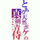 とある天然ボケの真剣青侍（池波流ノ介）