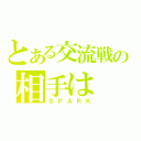 とある交流戦の相手は（ＳＰＡＲＫ）