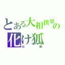 とある大相撲界の化け狐（白鵬）