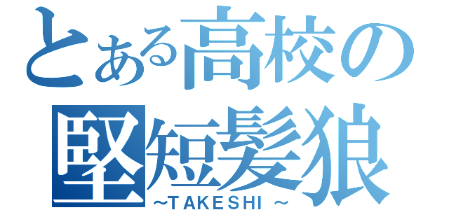 とある高校の堅短髪狼（～ＴＡＫＥＳＨＩ～）