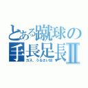 とある蹴球の手長足長族Ⅱ（カス、うるさい奴）