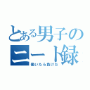 とある男子のニート録（働いたら負けだ）