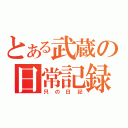 とある武蔵の日常記録（只の日記）