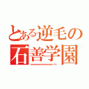 とある逆毛の石善学園（ｗｗｗｗｗｗｗｗｗｗｗｗｗｗっうぇ）