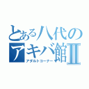 とある八代のアキバ館Ⅱ（アダルトコーナー）