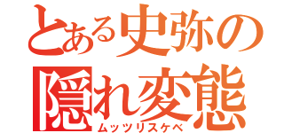 とある史弥の隠れ変態（ムッツリスケベ）