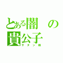 とある闇の貴公子（サタン様）