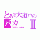 とある大道中のバカⅡ（こばやし あゆみ）