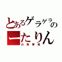 とあるゲラゲラのーたりん（白痴番組）