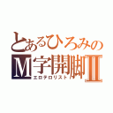 とあるひろみのＭ字開脚Ⅱ（エロテロリスト）