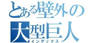 とある壁外の大型巨人（インデックス）