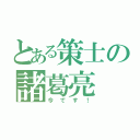 とある策士の諸葛亮（今です！）