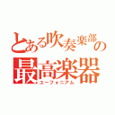 とある吹奏楽部の最高楽器（ユーフォニアム）