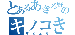 とあるあきる野のキノコきらー（ザビエル）