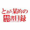 とある某的の禁書目録（インデックス）