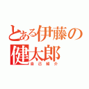 とある伊藤の健太郎（自己紹介）